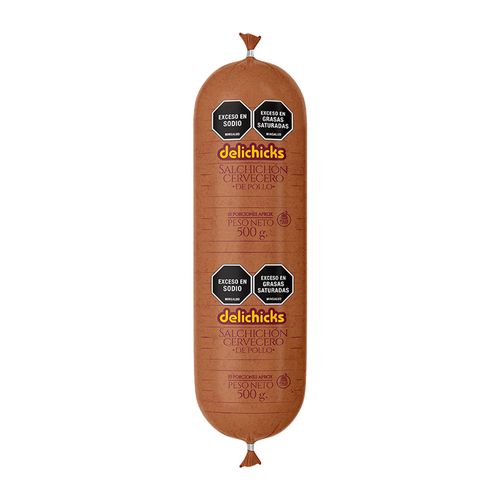 Salchichón Cervecero de Pollo x 500gr