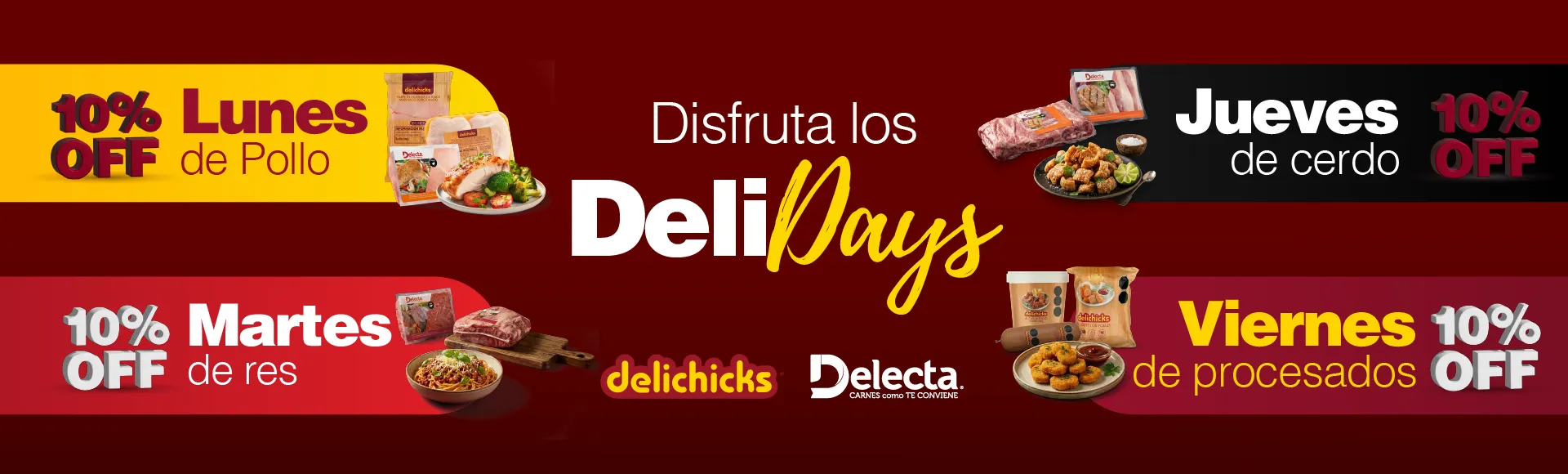 Días de descuentos en Delichicks. 10% Off